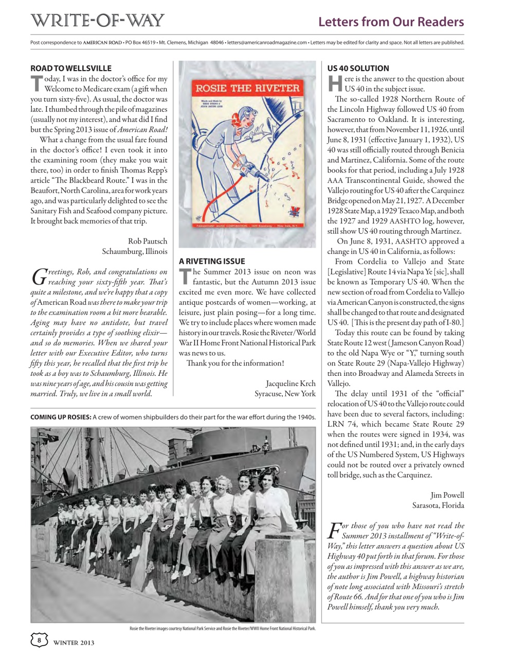 American Road Preview Pages