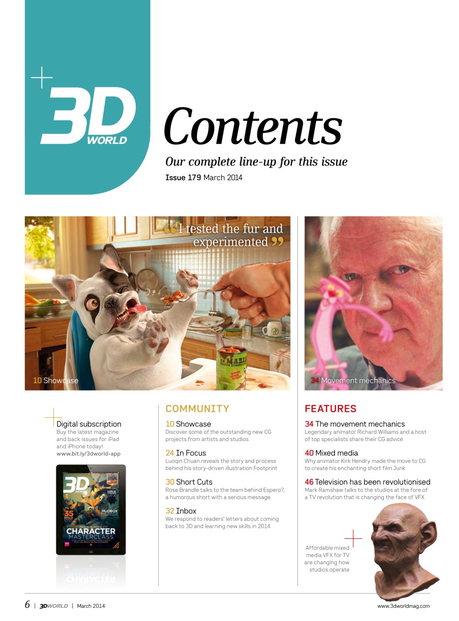 3D World Preview Pages