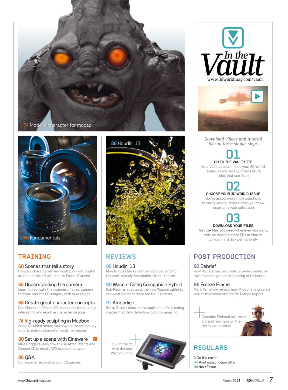 3D World Preview Pages