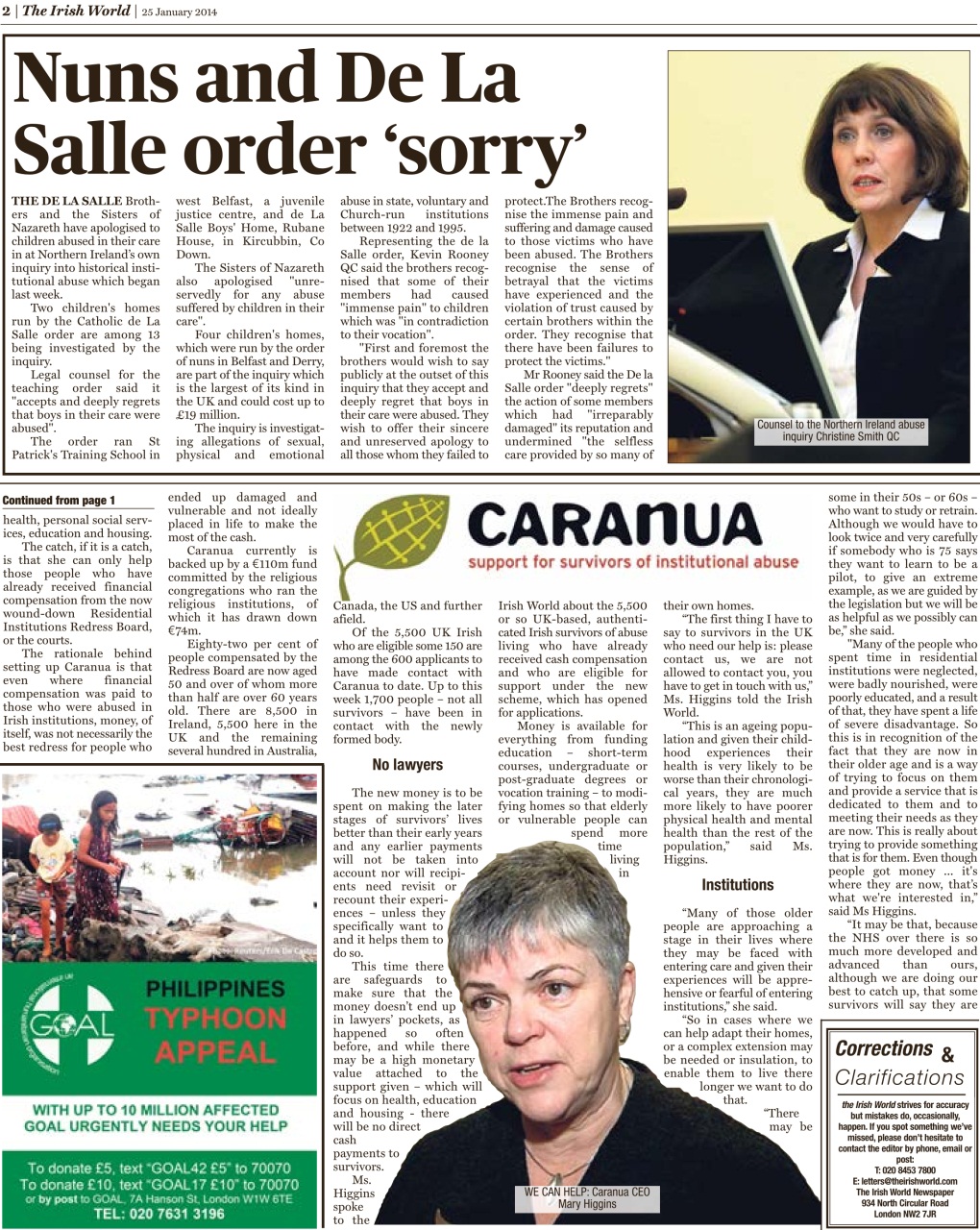 Irish World Preview Pages