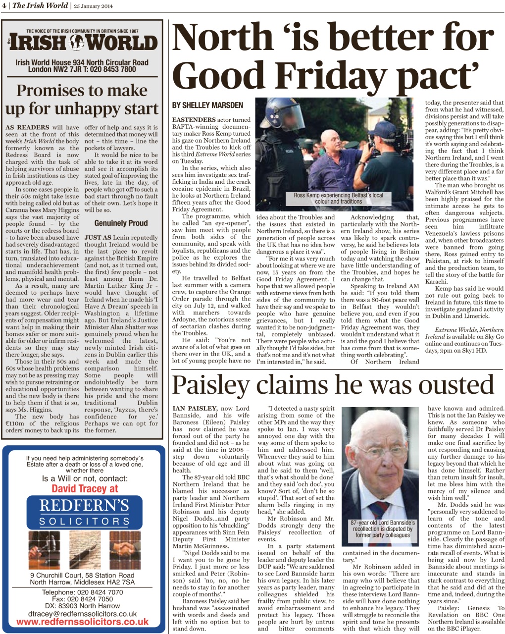 Irish World Preview Pages