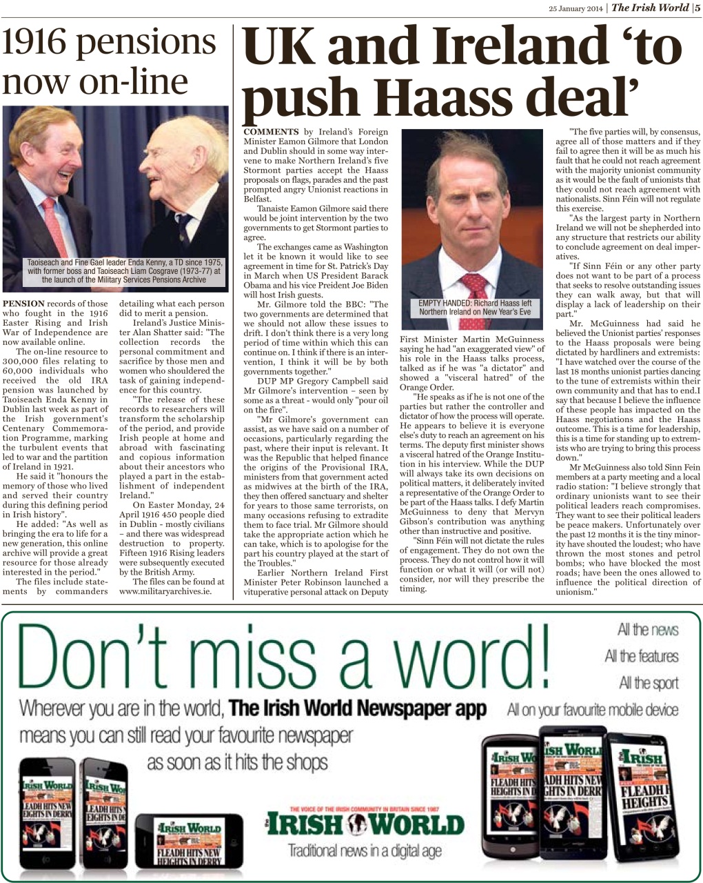 Irish World Preview Pages