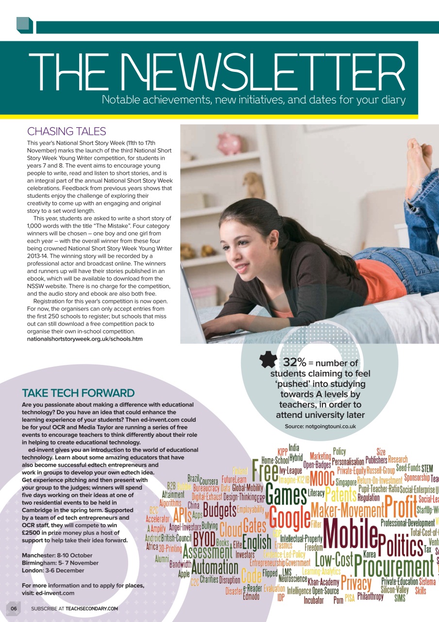 Teach Secondary Preview Pages