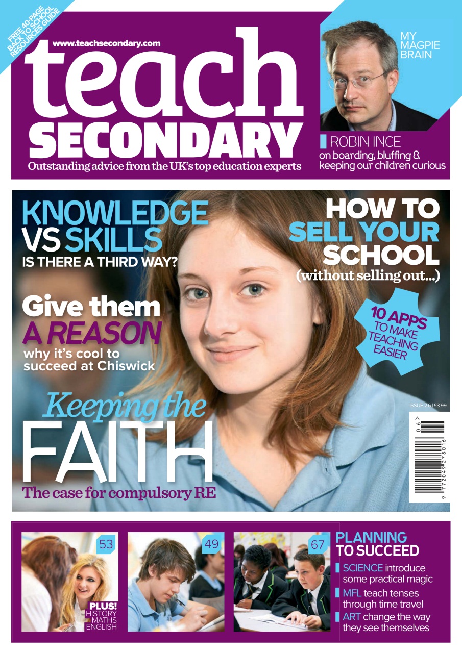 Teach Secondary Preview Pages