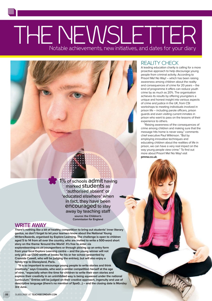 Teach Secondary Preview Pages