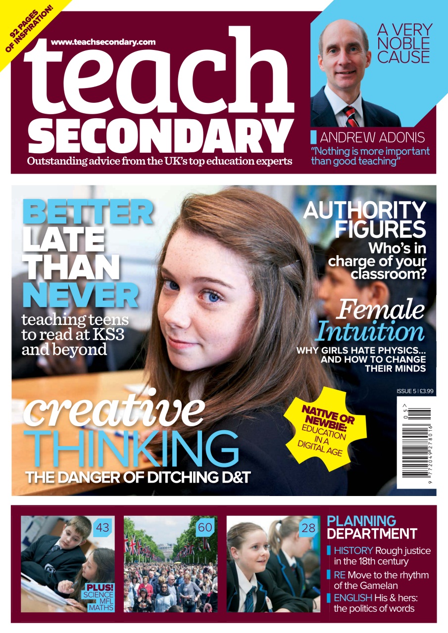 Teach Secondary Preview Pages