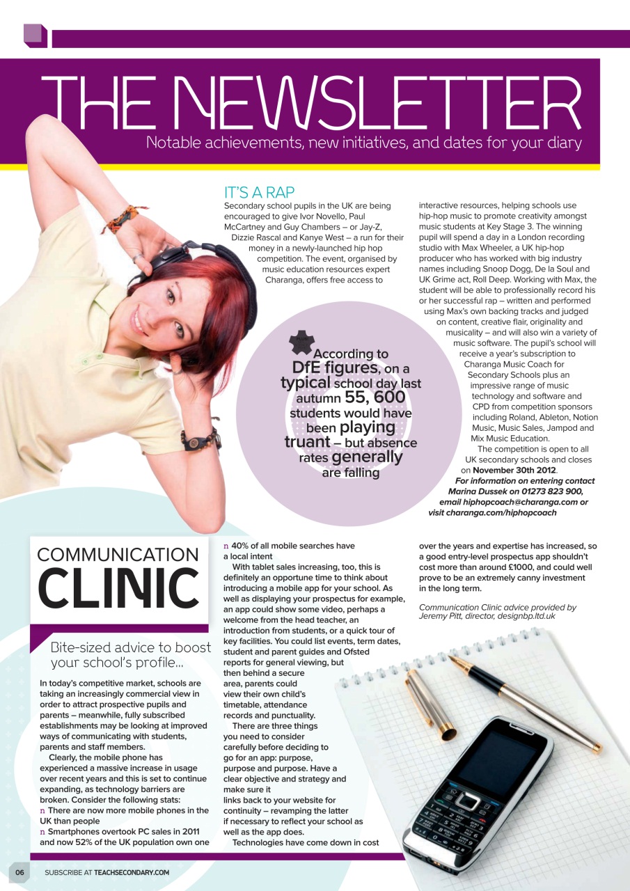 Teach Secondary Preview Pages