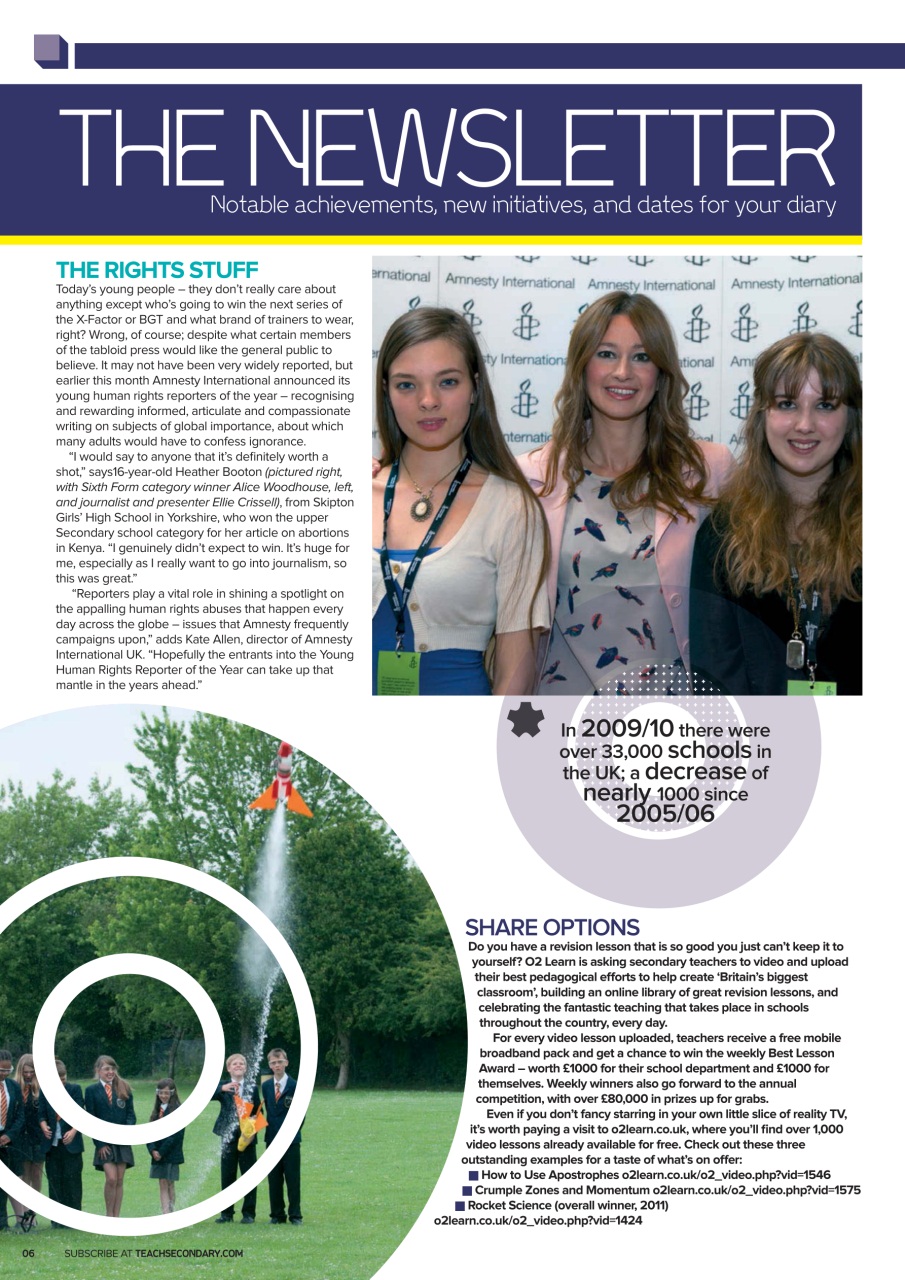 Teach Secondary Preview Pages