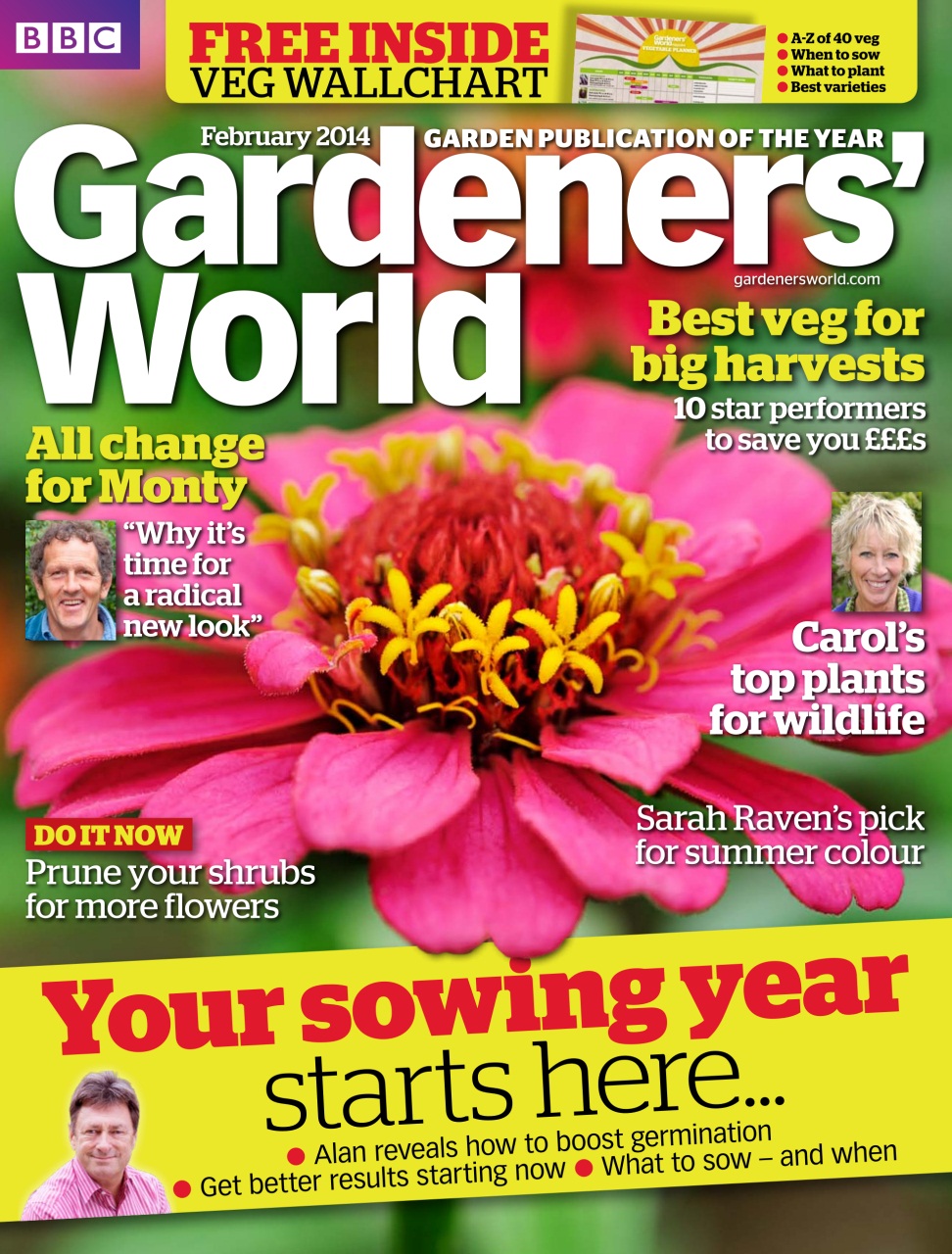 BBC Gardeners’ World Magazine Preview Pages