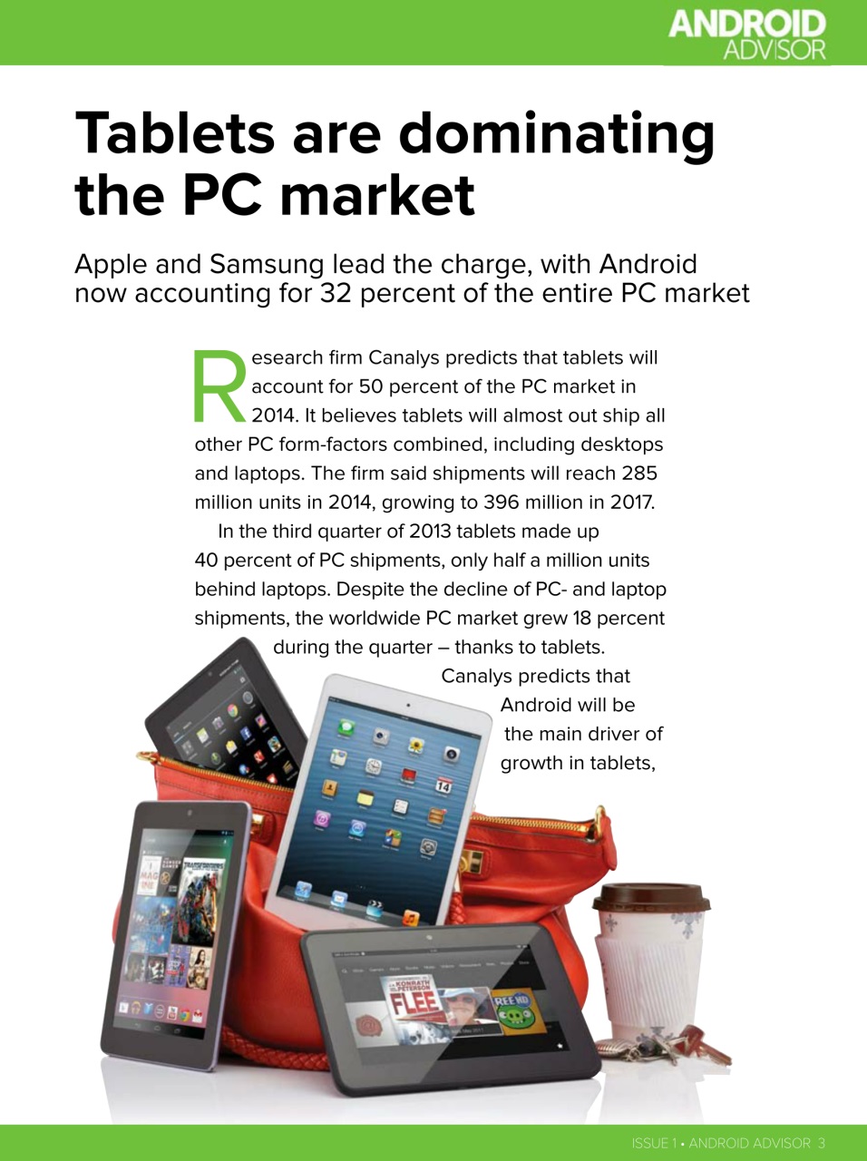 Android Advisor Preview Pages