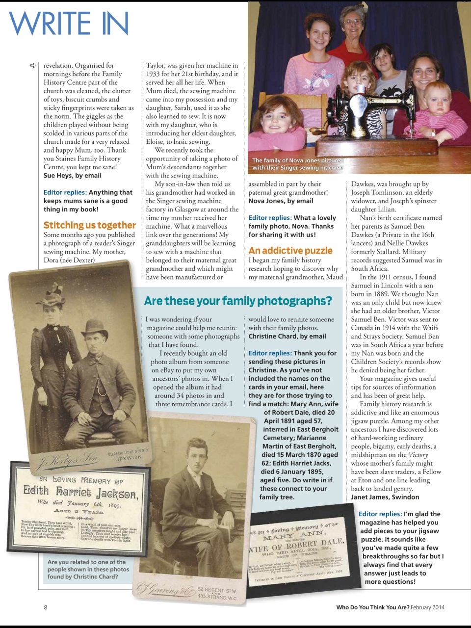 Who Do You Think You Are? Preview Pages