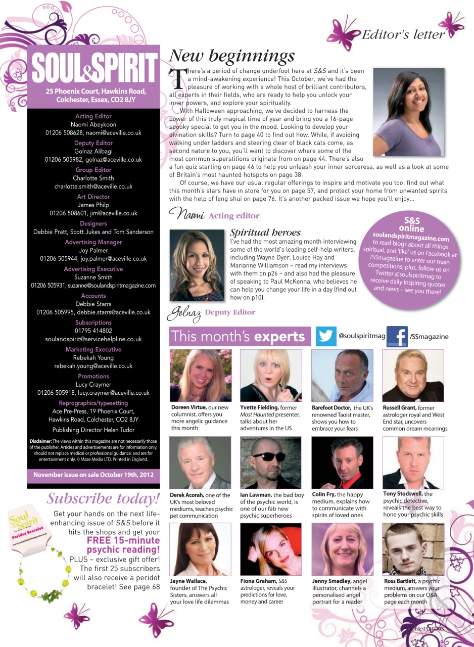 Soul & Spirit Preview Pages