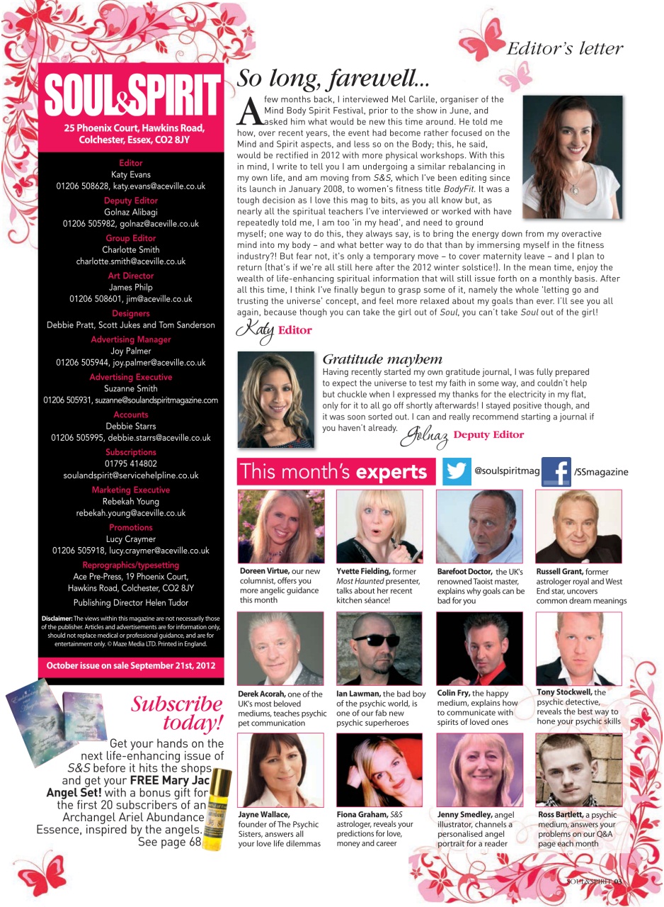 Soul & Spirit Preview Pages