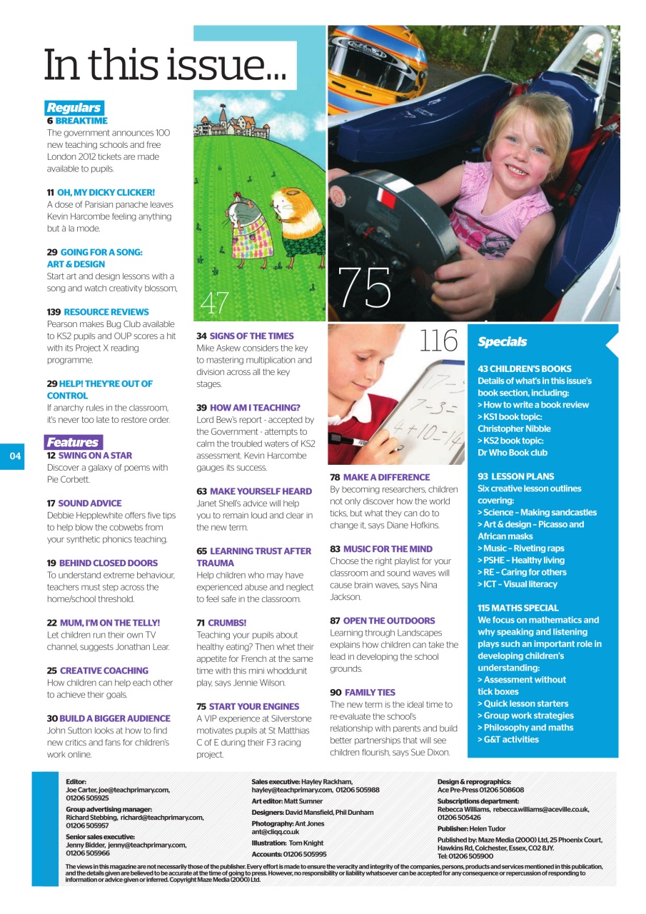 Teach Primary Preview Pages