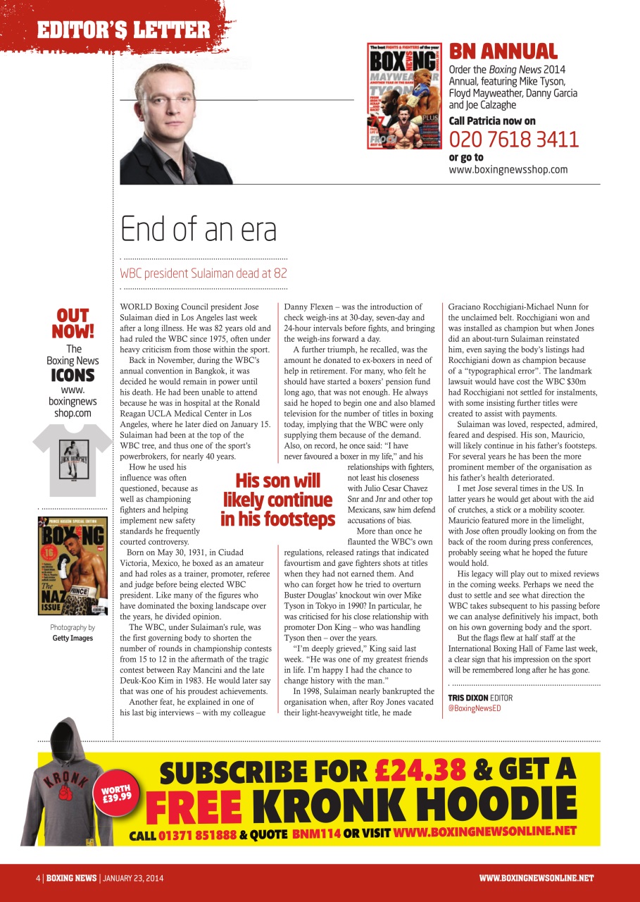Boxing News Preview Pages