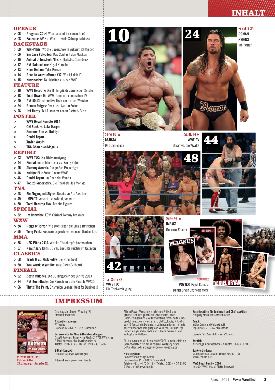 Power-Wrestling Preview Pages