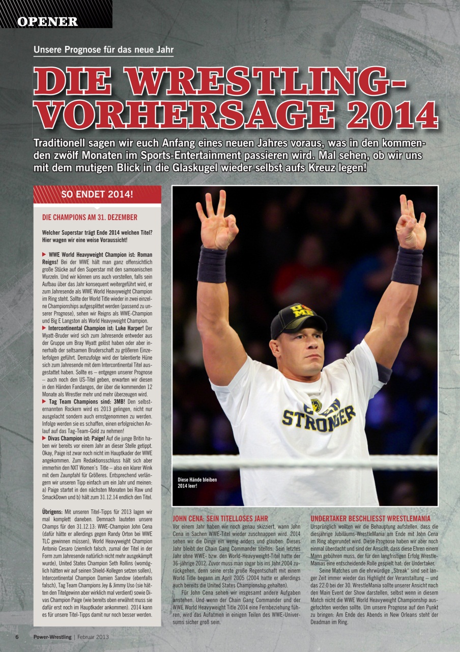 Power-Wrestling Preview Pages