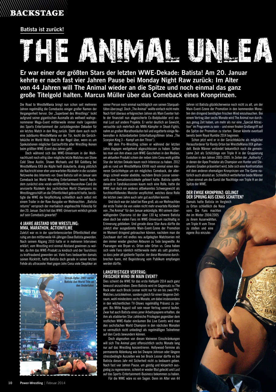 Power-Wrestling Preview Pages