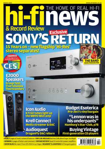 Hi-Fi News issue March 2014