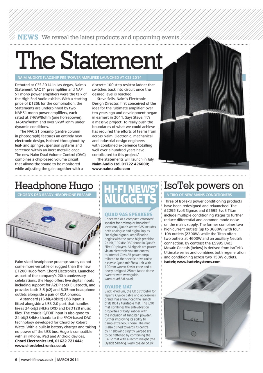 Hi-Fi News Preview Pages