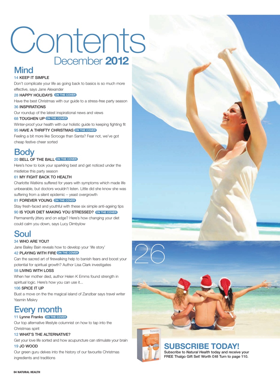 Natural Health Preview Pages