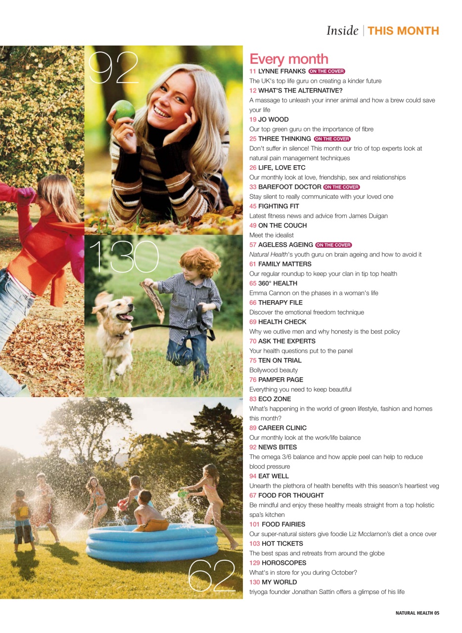 Natural Health Preview Pages