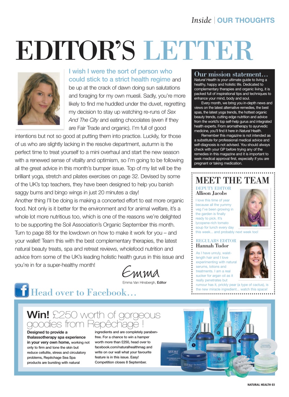 Natural Health Preview Pages