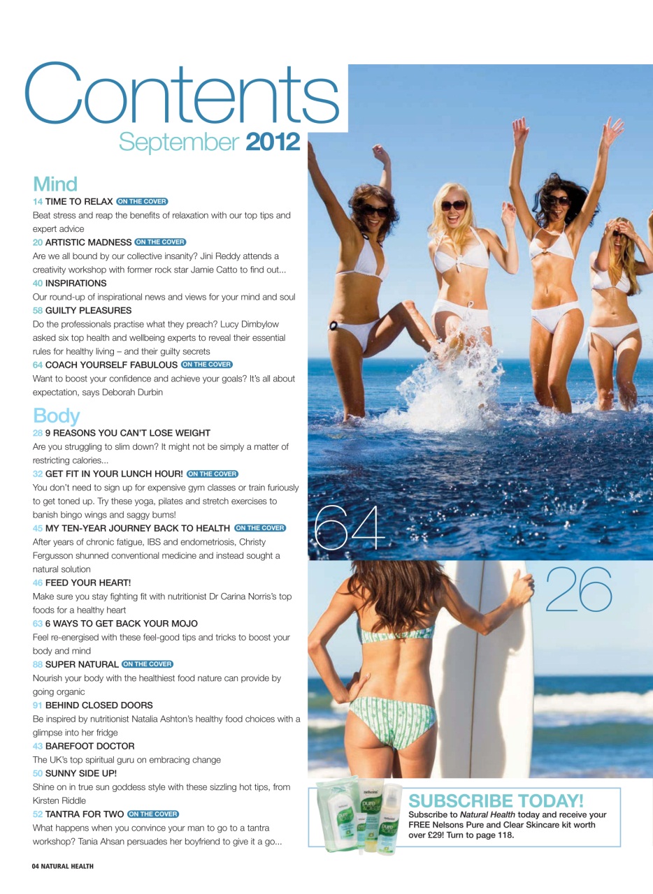 Natural Health Preview Pages