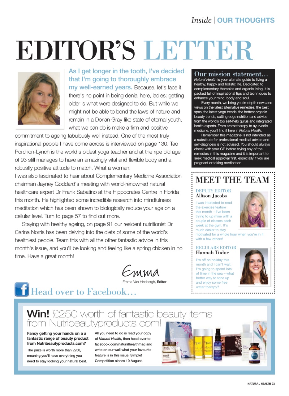 Natural Health Preview Pages