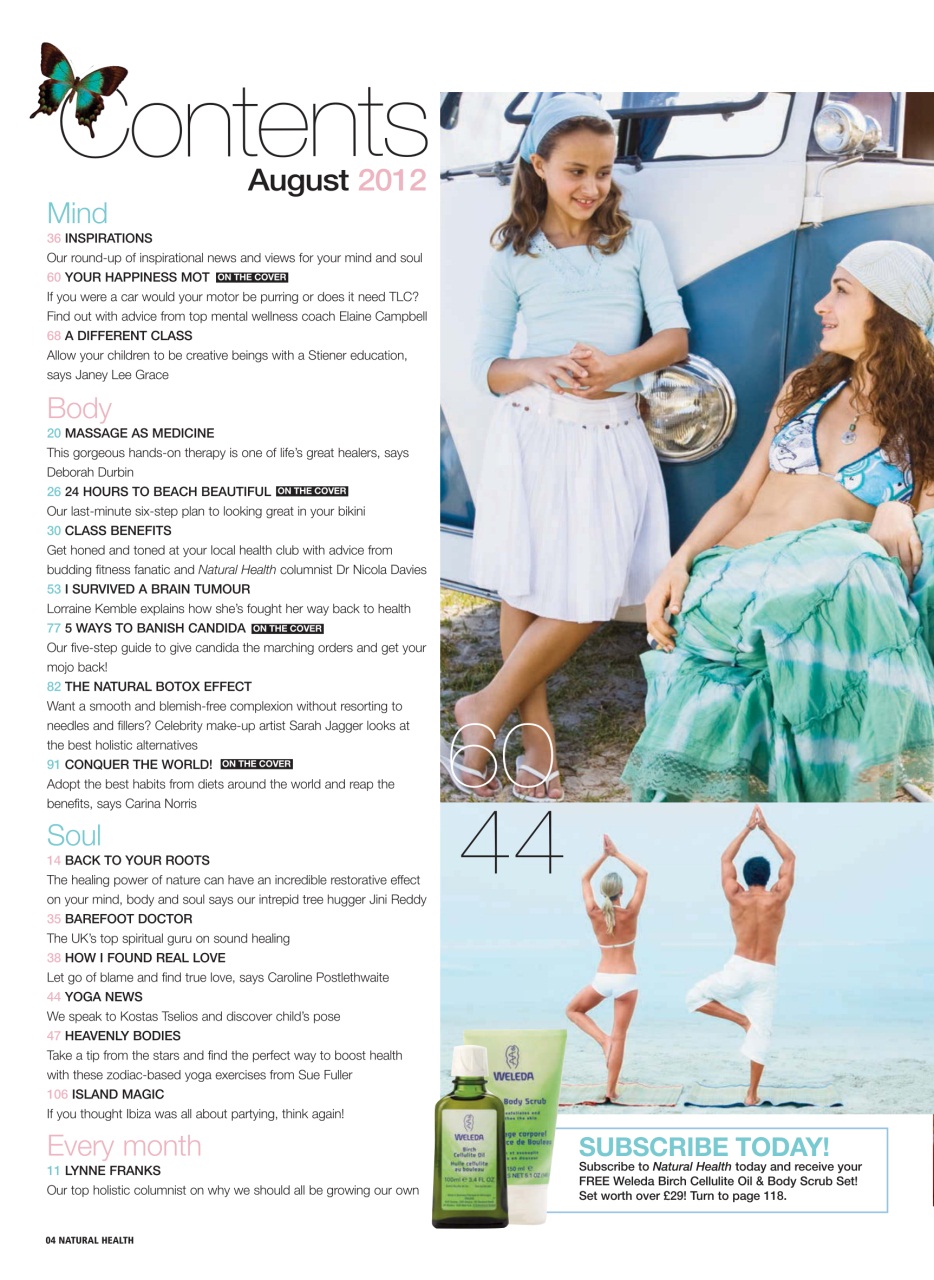 Natural Health Preview Pages