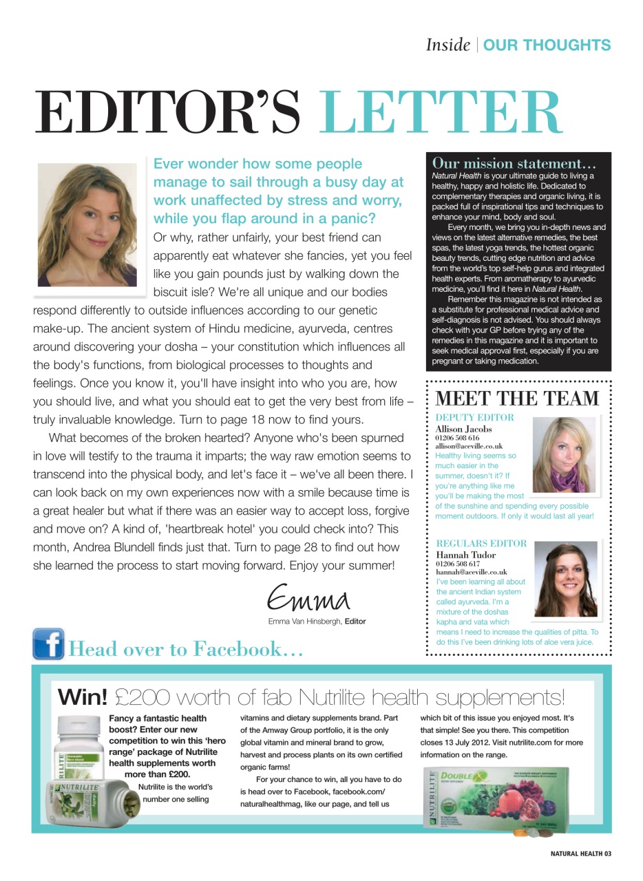 Natural Health Preview Pages