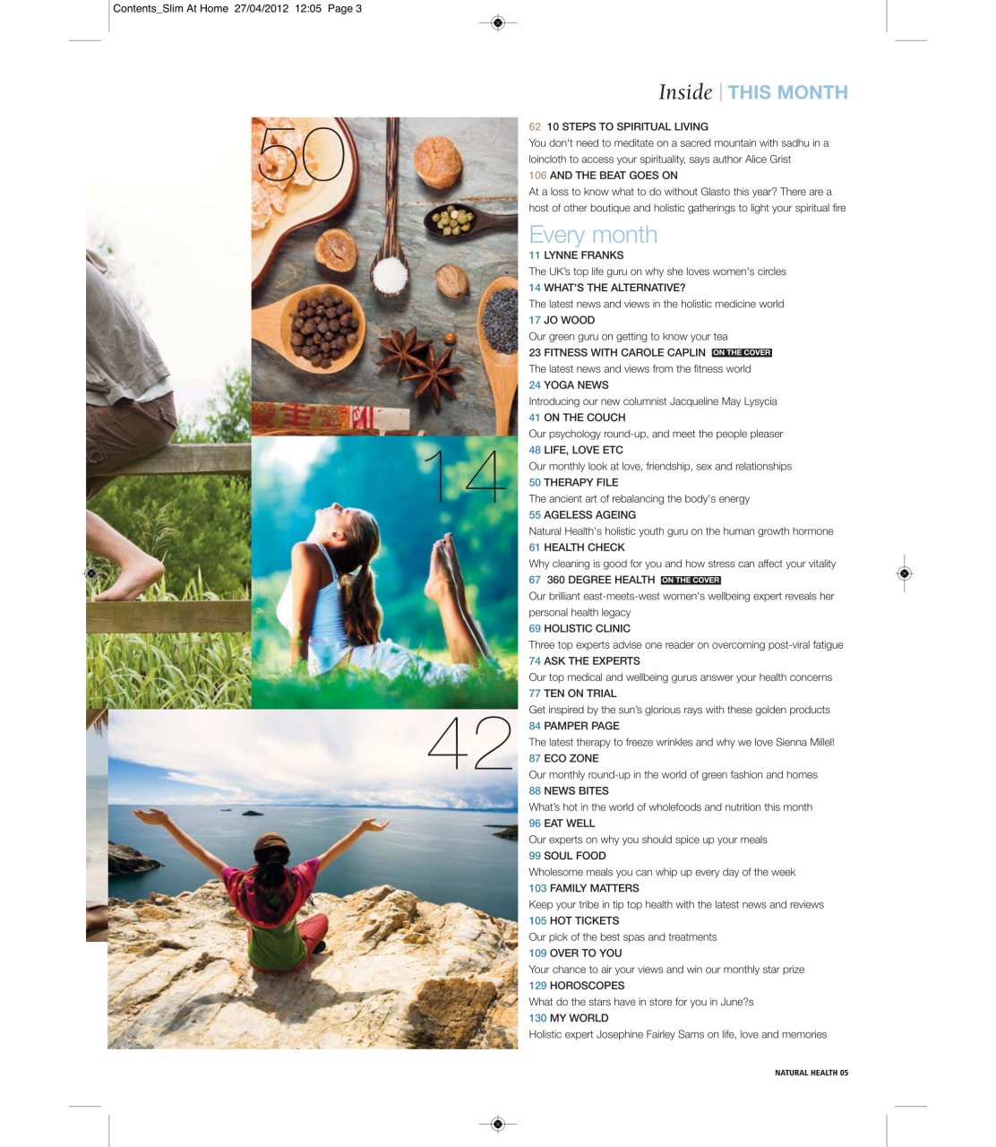 Natural Health Preview Pages