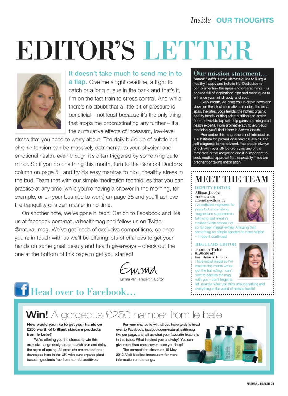 Natural Health Preview Pages