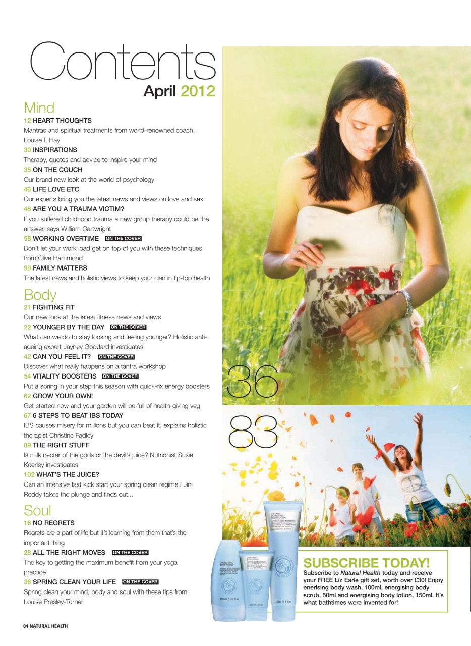 Natural Health Preview Pages