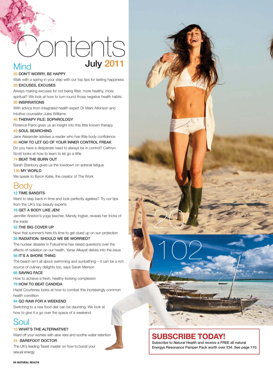 Natural Health Preview Pages