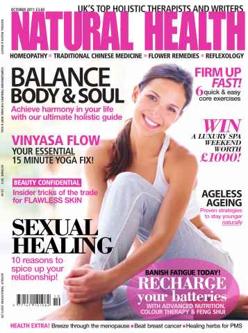 Natural Health issue October 2011