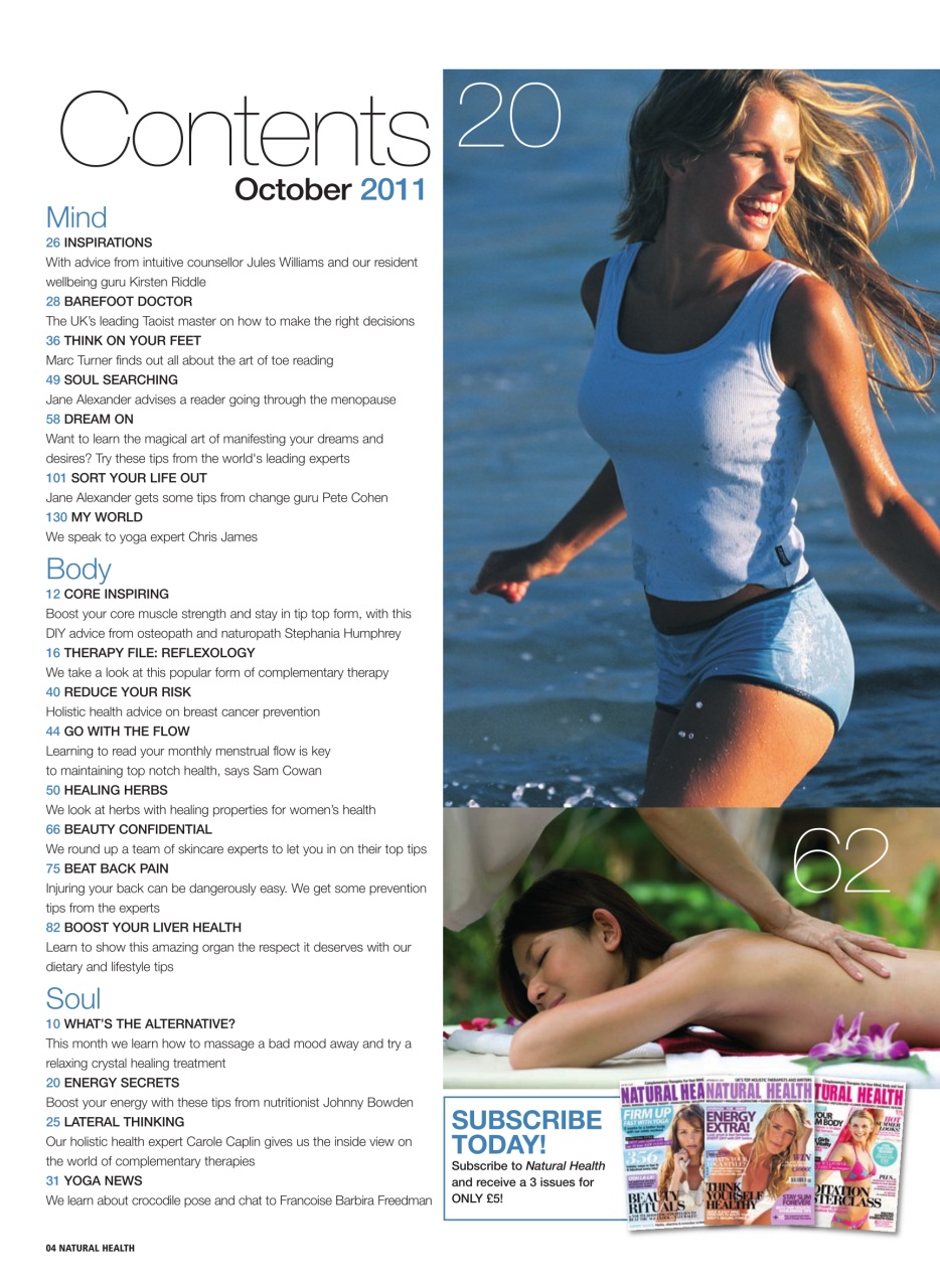 Natural Health Preview Pages