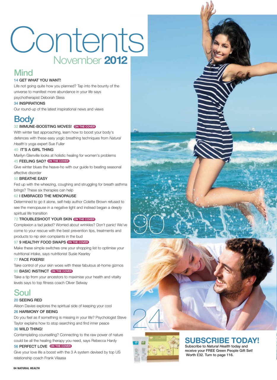 Natural Health Preview Pages