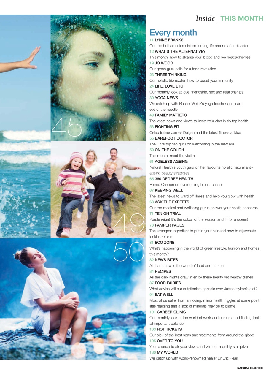 Natural Health Preview Pages