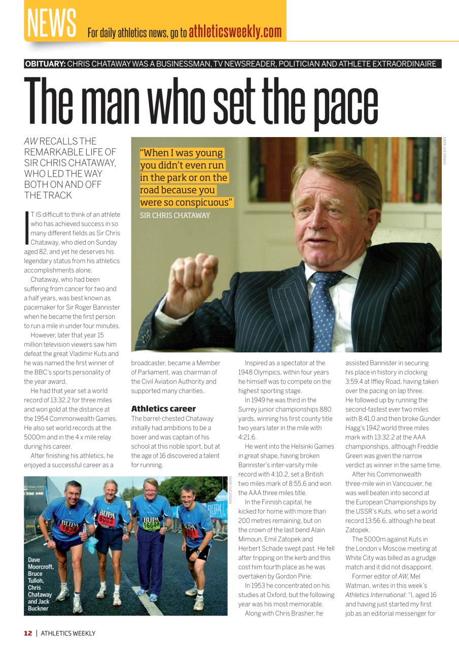 AW – Athletics Weekly Magazine Preview Pages