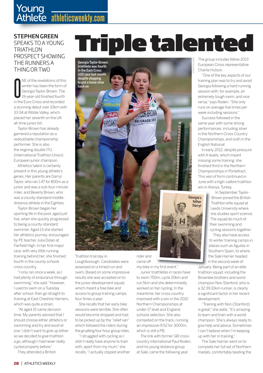 AW – Athletics Weekly Magazine Preview Pages