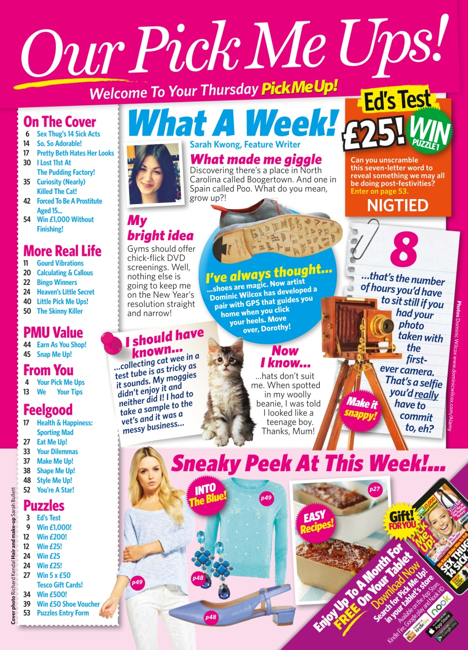 Pick Me Up Preview Pages