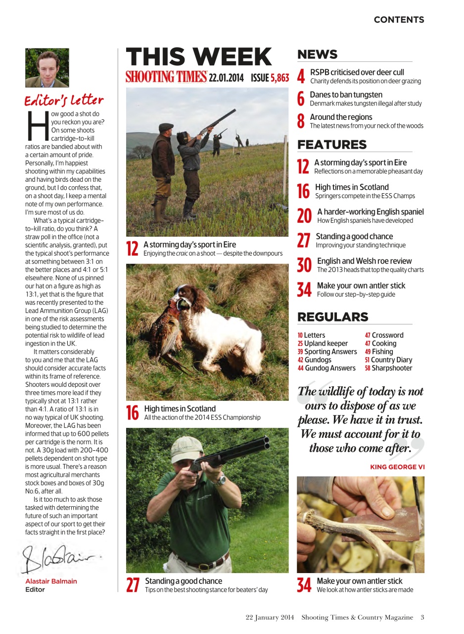 Shooting Times & Country Preview Pages