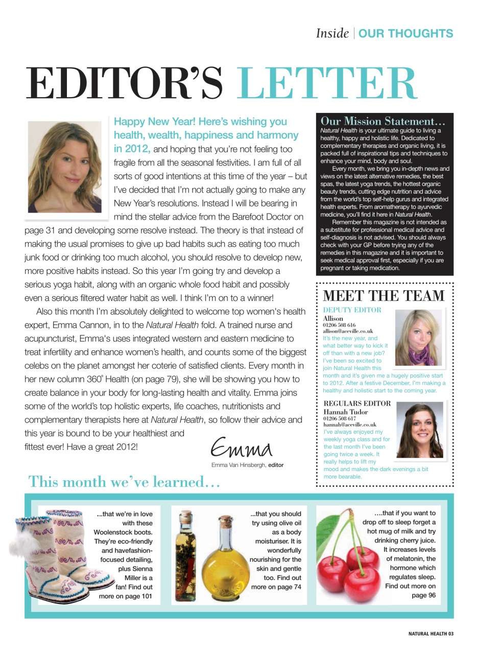 Natural Health Preview Pages