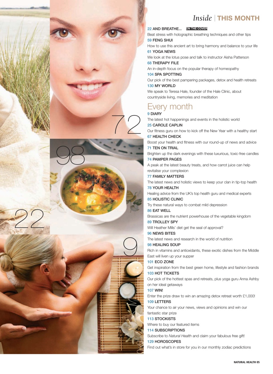 Natural Health Preview Pages