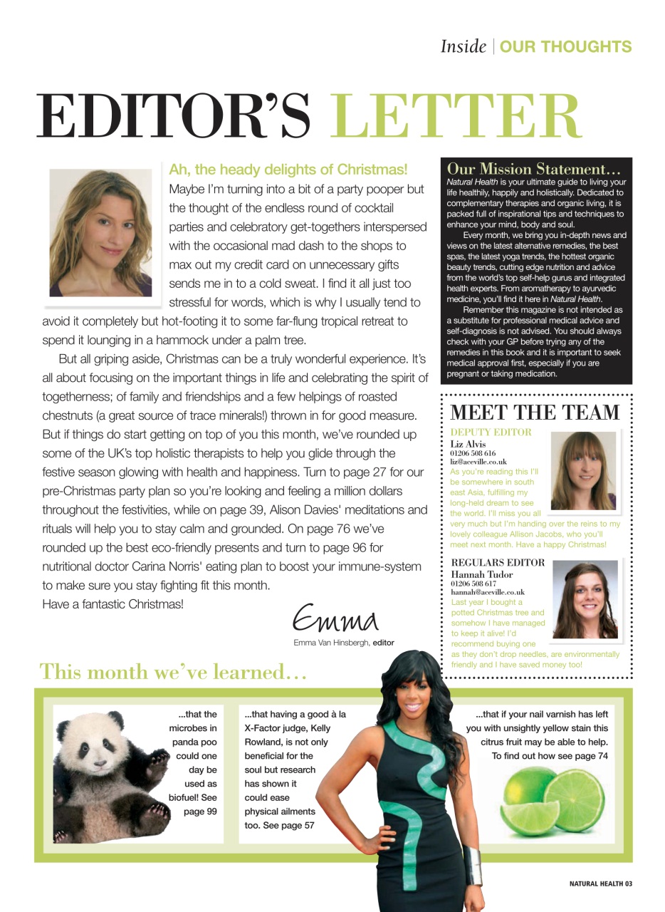 Natural Health Preview Pages