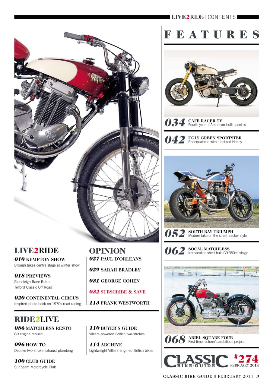 Classic Bike Guide Preview Pages