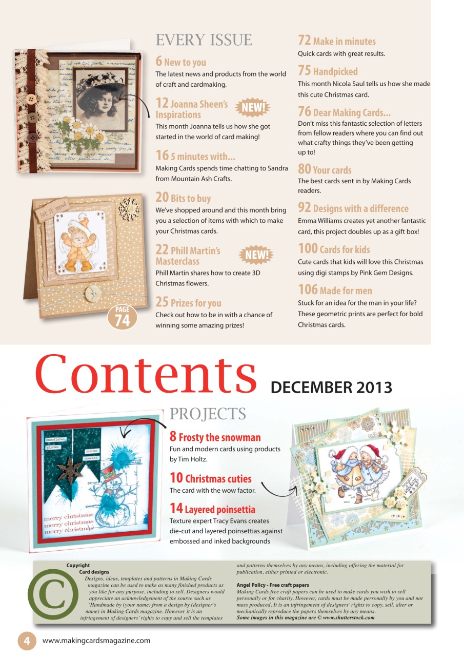 Making Cards & Papercraft Preview Pages