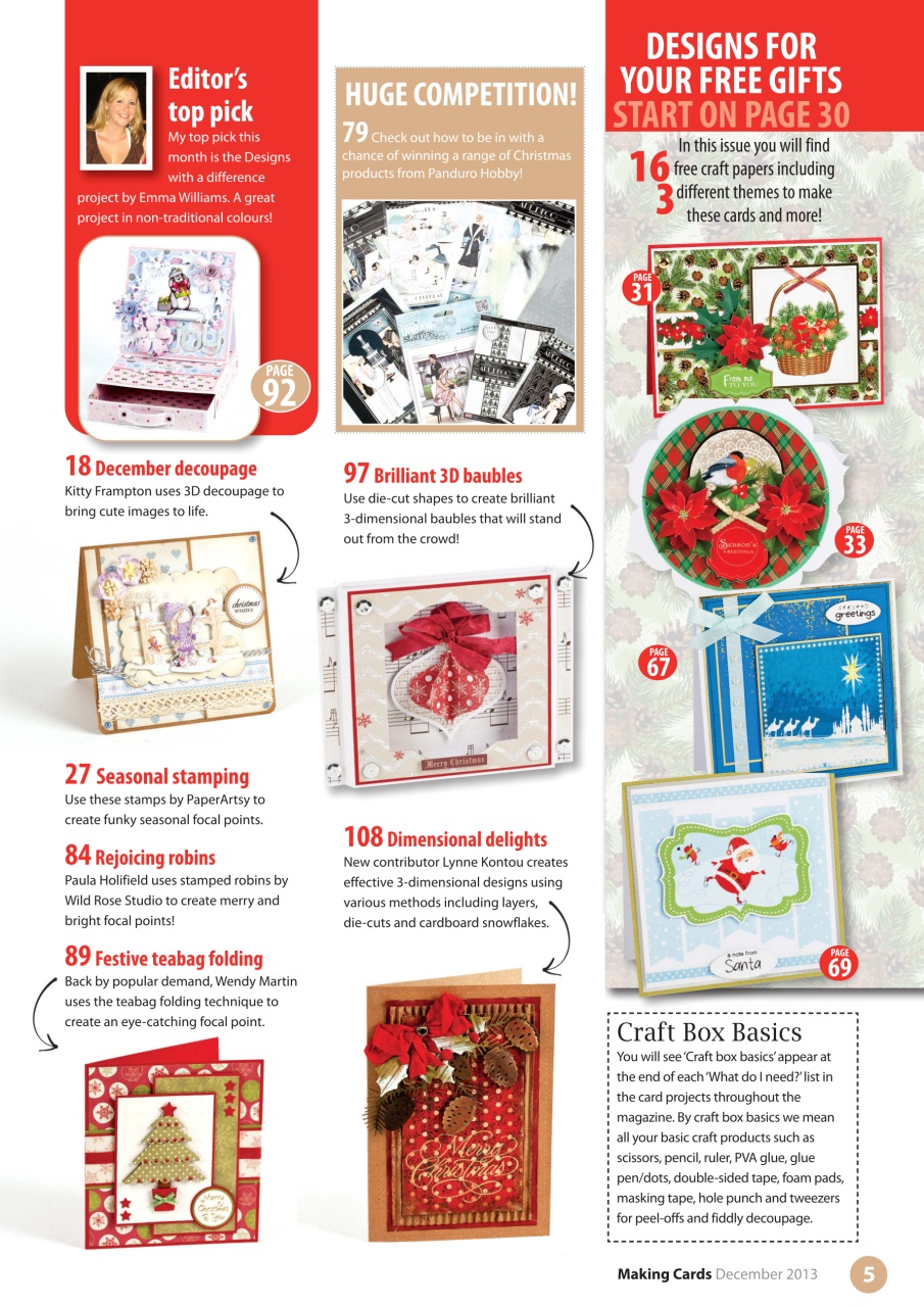 Making Cards & Papercraft Preview Pages