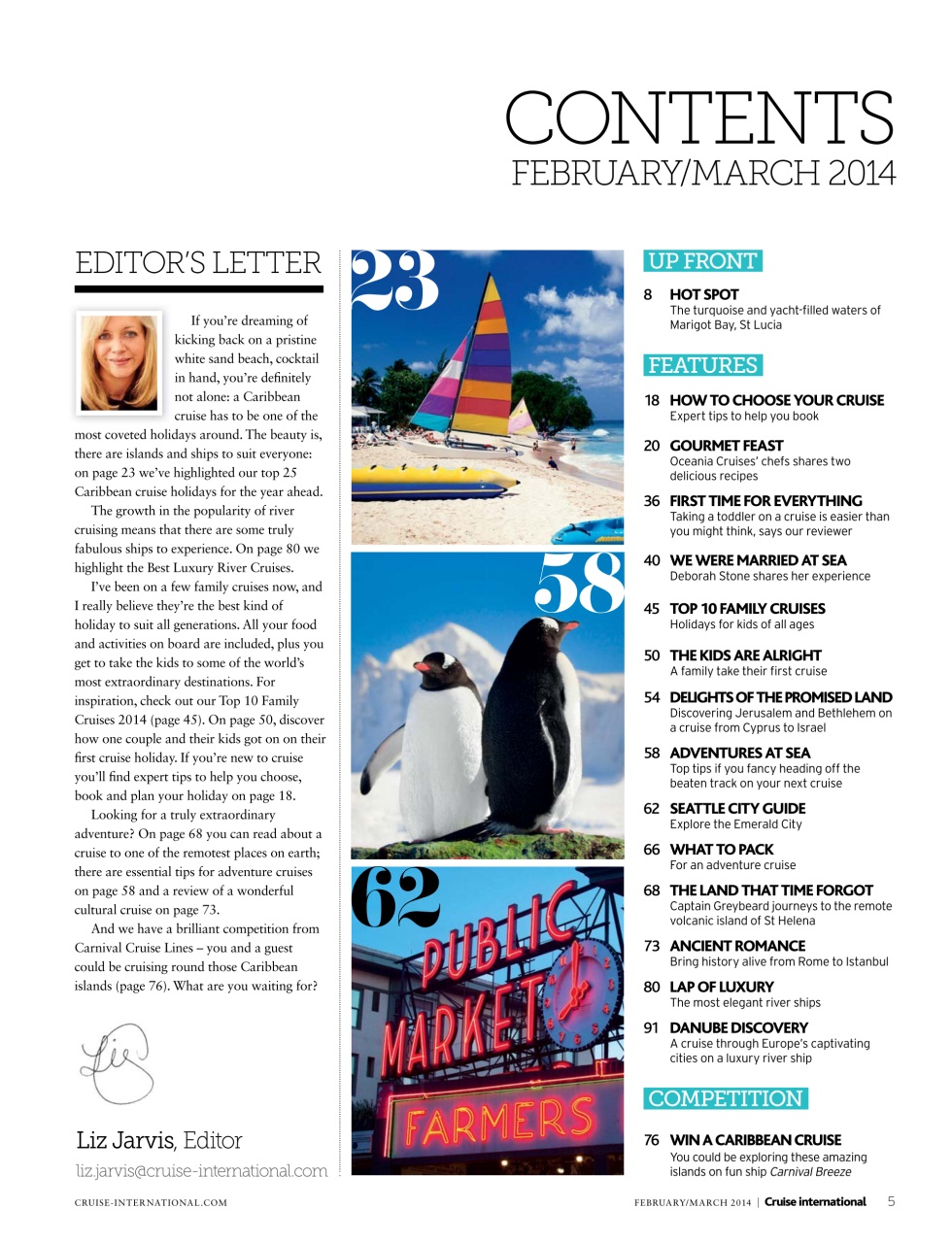 Cruise & Travel Preview Pages